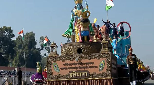 हरियाणा की गणतंत्र दिवस की झांकी: खेल, शिल्प और महिला सशक्तिकरण का शानदार उत्सव