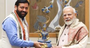 मुख्यमंत्री नायब सिंह सैनी ने प्रधानमंत्री नरेंद्र मोदी से नई दिल्ली में की मुलाकात, हरियाणा के विकास पर चर्चा