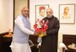 गृहमंत्री अमित शाह से मिले लोक निर्माण मंत्री रणबीर गंगवा, कई अहम मामलों पर हुई चर्चा