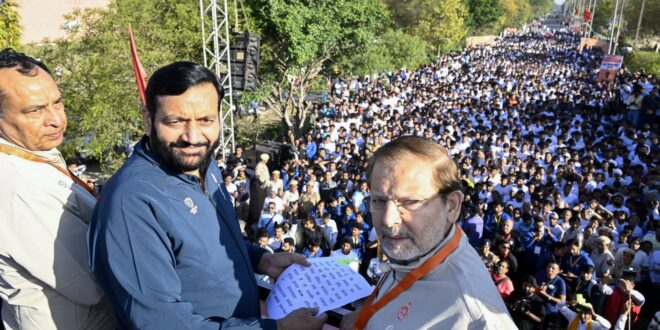 सोनीपत में नशे के खिलाफ 'हाफ मैराथन', CM नायब सिंह सैनी ने लगाई दौड़