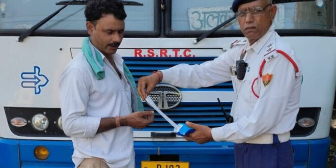 राजस्थान में हरियाणा रोडवेज की बस जब्त, 45 यात्री परेशान