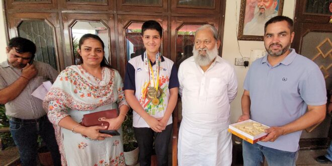 हरियाणा के मंत्री अनिल विज का बड़ा कदम: खिलाड़ियों को सम्मान, टैक्सी ऑपरेटरों को राहत, जनता को मिला समाधान