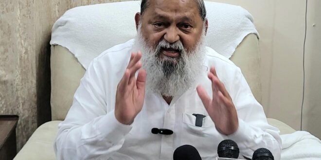 राहुल गांधी पर अनिल विज का बड़ा हमला, बोले- ‘छपास और चिपकू रोग हो गया है’