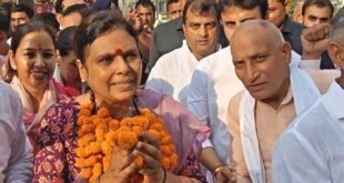 पानीपत में गुर्जर समाज ने भाजपा प्रदेश अध्यक्ष डॉ. अर्चना गुप्ता का किया सम्मान, बोलीं- सभी समाजों की एकजुटता ही राष्ट्र की सबसे बड़ी पूंजी
