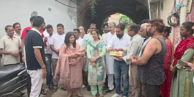 अंबाला: वार्ड-11 के जींद हाउस में 27 लाख के विकास कार्य शुरू, मेयर अक्षिता सैनी ने किया शुभारंभ