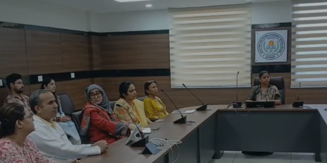 भिवानी मेडिकल कॉलेज में महिला आयोग का निरीक्षण