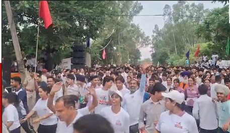 अंबाला में नशा मुक्त नमो मैराथन,