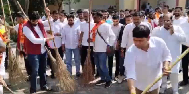 पलवल पहुंची वडनगर-वाराणसी सेवा यात्रा,