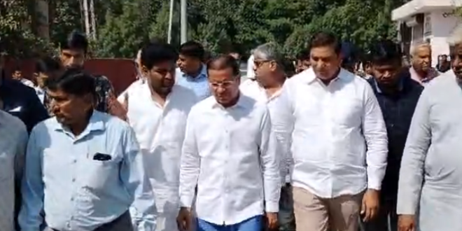 फरीदाबाद में धान खरीद के बीच मंत्री राजेश नागर ने,किया निरीक्षण